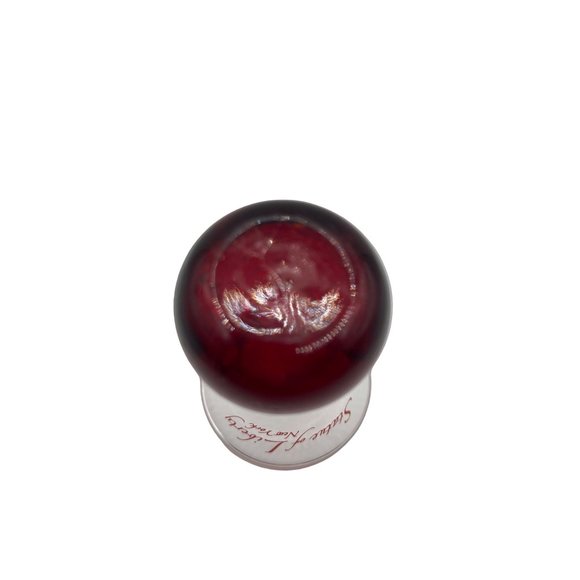 Statue of Liberty Round Ball Bottom Souvenir Shot Glass Red - Picture 6 of 6
